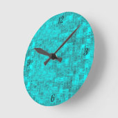 抽象芸術トウモロコシ ラウンド壁時計 (傾斜)