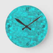 抽象芸術トウモロコシ ラウンド壁時計 (正面)