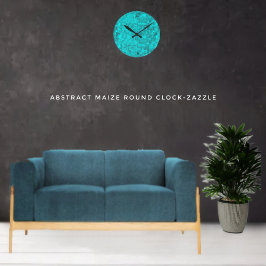 抽象芸術トウモロコシ ラウンド壁時計
