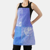 抽象芸術トスターコイズと紫 エプロン (インサイチュ)