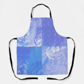 抽象芸術トスターコイズと紫 エプロン (正面)