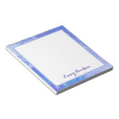 抽象芸術トスターコイズと紫 ノートパッド (アングル)