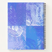 抽象芸術トスターコイズと紫 ノートブック (裏面)