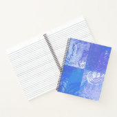 抽象芸術トスターコイズと紫 ノートブック (内部)