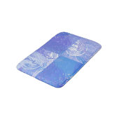 抽象芸術トスターコイズと紫 バスマット (アングル)