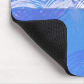 抽象芸術トスターコイズと紫 マウスパッド (コーナー)