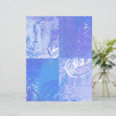 抽象芸術トスターコイズパープルスクラップブック紙 (スタンド正面)