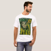 抽象芸術トランペット奏者 Tシャツ (正面フル)
