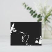 抽象芸術トランペット葉書 ポストカード (スタンド正面)