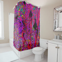 抽象芸術トリップ（幻覚体験）のようなレインボーオリエンタルリリー花