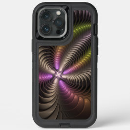 抽象芸術トリップ（幻覚体験）のような光沢カラフル3Dフラクタル芸術