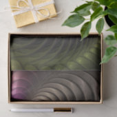 抽象芸術トリップ（幻覚体験）のような光沢カラフル3Dフラクタル芸術 薄葉紙 (ギフト)