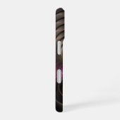 抽象芸術トリップ（幻覚体験）のような光沢カラフル3Dフラクタル芸術 iPhone 16ケース (右側面)