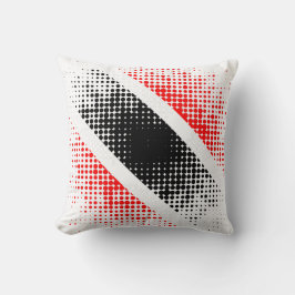 抽象芸術トリニダード・トバゴのドット・パターンWHITE クッション