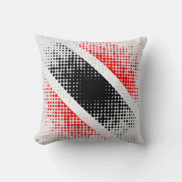 抽象芸術トリニダード・トバゴドットパターンGRAY クッション