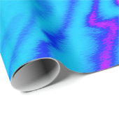 抽象芸術トレンディーネオンサイケデリック色蛍光 ラッピングペーパー (ロールコーナー)