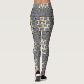 抽象芸術トレンディーファッション圧縮フィットレギンス レギンス (裏面)