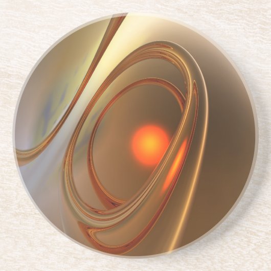 抽象芸術トレンディー及エレガントび3次元デザイン コースター (正面)