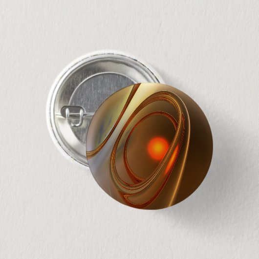 抽象芸術トレンディー及エレガントび3次元デザイン 缶バッジ (正面&裏面)
