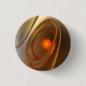 抽象芸術トレンディー及エレガントび3次元デザイン 缶バッジ (正面)