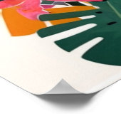 抽象芸術トロピカルウォールアートホームデコールポスター ポスター (角)