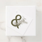 抽象芸術トロピカルパームのロゴアイコンデザイン。 フェイバータグ (インサイチュ)