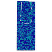 抽象芸術トロピカルフラワーズワイン抱き枕 ワインギフトバッグ (正面)