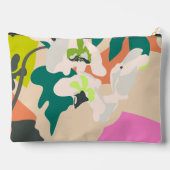 抽象芸術トロピカルラモダンッズホームデコール アクセサリーポーチ (裏面)