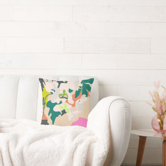 抽象芸術トロピカルラモダンッズホームデコール クッション (ソファ)