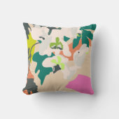 抽象芸術トロピカルラモダンッズホームデコール クッション (正面)