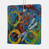 抽象芸術トンフライオーナメント セラミックオーナメント (左)