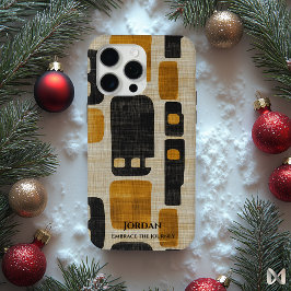 抽象芸術トーテム調和はっきりした – カルチュラルフュージョン iPhone 15 PRO MAXケース