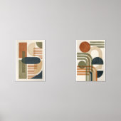 抽象芸術トーンの幾何形状 (正面)