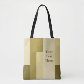 抽象芸術トーン長方形パターン トートバッグ (正面)