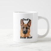 抽象芸術ドイツのシェパード専門マグ ジャンボコーヒーマグカップ (右)