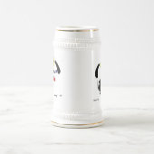 抽象芸術ドッグスタイン ビールジョッキ (中央)