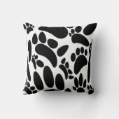 抽象芸術ドッグポープリント クッション (裏面)