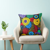 抽象芸術ドットアート4 クッション (椅子)