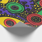 抽象芸術ドットアート9 ラッピングペーパー (角)