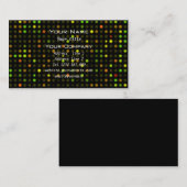 抽象芸術ドットサイエンス名刺 名刺 (正面/裏面)