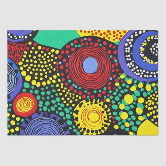 抽象芸術ドット3 薄葉紙 (正面)