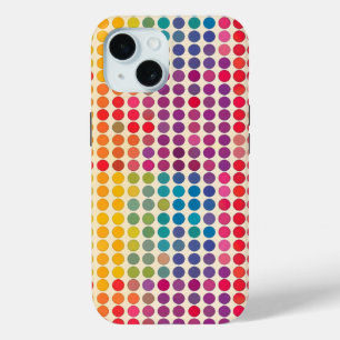 抽象芸術ドット iPhone 15ケース
