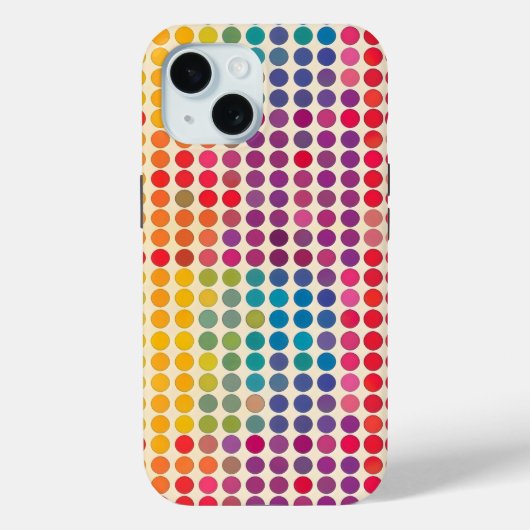 抽象芸術ドット Case-Mate iPhoneケース (裏面)