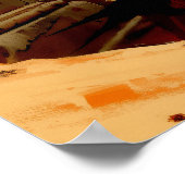 抽象芸術ドラゴンスカルウィッチーAIアートマットバリュー ポスター (角)