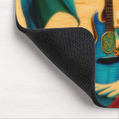 抽象芸術ドラゴンスカルオカルトダークウィッチーAIアート マウスパッド (コーナー)