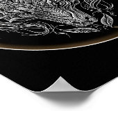 抽象芸術ドラゴンヘッド ポスター (角)