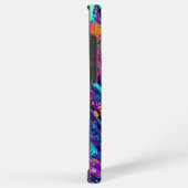 抽象芸術ドリップレインボーサムスケース SAMSUNG GALAXYケース (右側面)