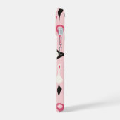 抽象芸術ドリップ組成 iPhone 15ケース (左側面)