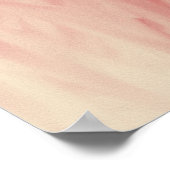 抽象芸術ドリームパープルピンクホワイトレッドグリーンクリーム ポスター (角)