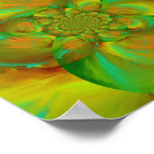 抽象芸術ドリーモトリップ(幻覚体験)のようなアモダンート ポスター (角)